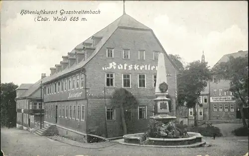 Grossbreitenbach Thueringen Ratskeller / Grossbreitenbach /Ilm-Kreis LKR