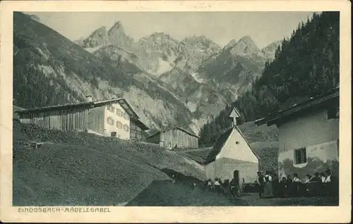 Einoedsbach Maedelegabel / Oberstdorf /Oberallgaeu LKR