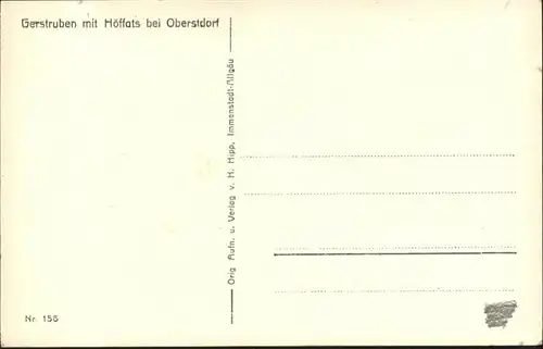 Gerstruben  / Oberstdorf /Oberallgaeu LKR