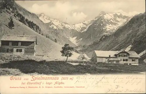 Spielmannsau  / Oberstdorf /Oberallgaeu LKR