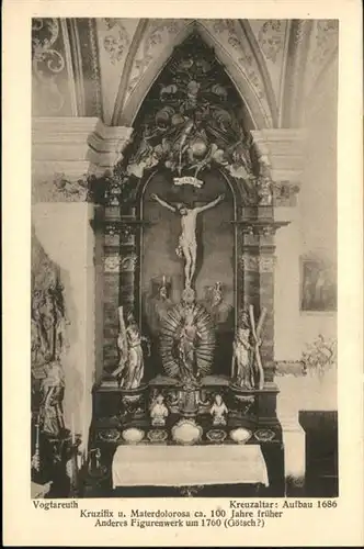 Vogtareuth Kreuzaltar Kruzifix Malterdolorosa / Vogtareuth /Rosenheim LKR