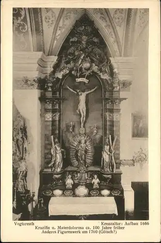 Vogtareuth Kreuzaltar Kruzifix Materdolorosa / Vogtareuth /Rosenheim LKR