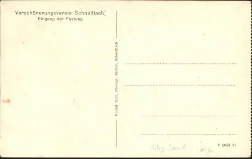 Schnaittach Festung Eingang / Schnaittach /Nuernberger Land LKR