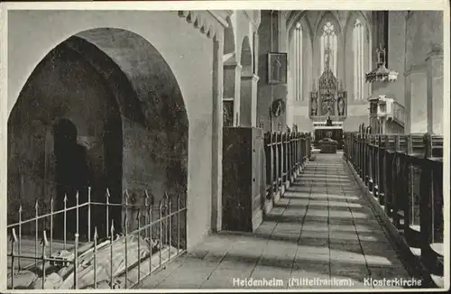 Heidenheim Mittelfranken Klosterkirche / Heidenheim /Weissenburg-Gunzenhausen LKR