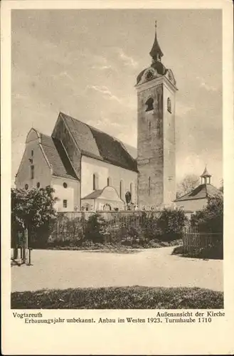 Vogtareuth Kirche  / Vogtareuth /Rosenheim LKR