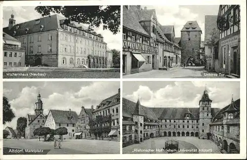 Altdorf Nuernberg Wichernhaus Unteres Tor Marktplatz  / Altdorf b.Nuernberg /Nuernberger Land LKR