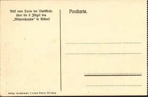 Altdorf Nuernberg Wichernhaus / Altdorf b.Nuernberg /Nuernberger Land LKR