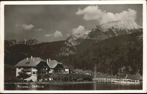 Koenigssee Schifflaende / Schoenau am Koenigssee /Berchtesgadener Land LKR