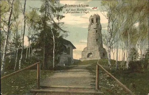 Netzschkau Bismarckturm Kuhberg  / Netzschkau /Vogtlandkreis LKR