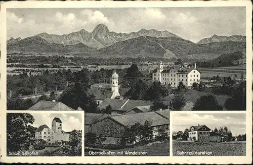 oelkofen Oberoelkofen Bahnrestauration Schloss / Hohentengen /Sigmaringen LKR