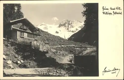 Mayerhofen Gruenewand Huette Zillertal