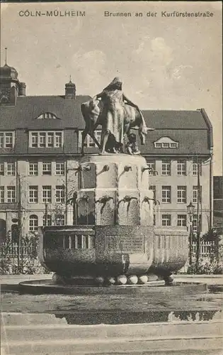 Muelheim Koeln Brunnen
Kurfuerstenstrasse