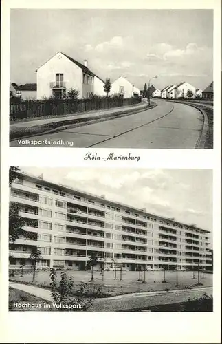 Marienburg Koeln Volksparksiedlung 