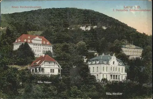 Lahr Schwarzwald Deutsches Reichswaisenhaus Villa Nestler Holzer