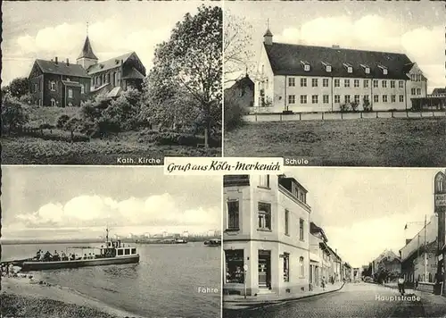 Merkenich Kirche Faehre Hauptstrasse