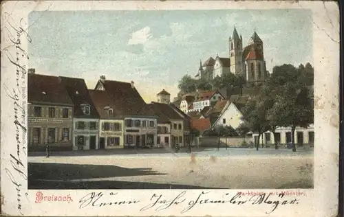 Breisach Rhein Marktplatz Muenster