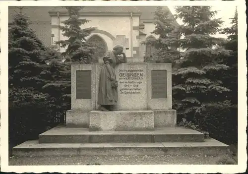 Geisingen Baden Krieger Denkmal 