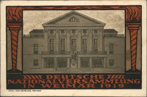 Weimar Thueringen Deutsche Nationalversammlung