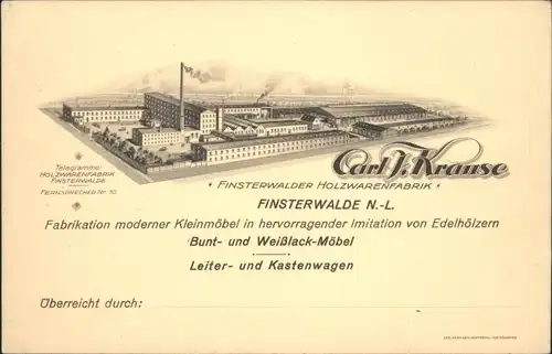 Finsterwalde Holzwarenfabrik Carl Krause