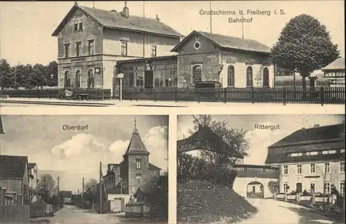 Grossschirma Bahnhof Rittergut Oberdorf