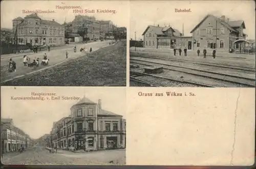 Wilkau-Hasslau Hauptstrasse Bahnhof 
Bahnschloesschen