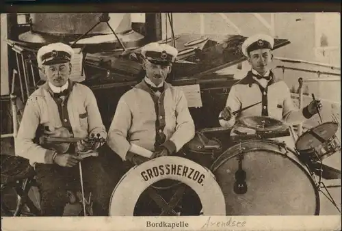 Arendsee Uckermark Bordkapelle Grossherzog Schlagzeug 