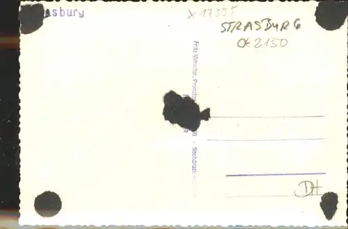 Strasburg Uckermark [handschriftlich] 