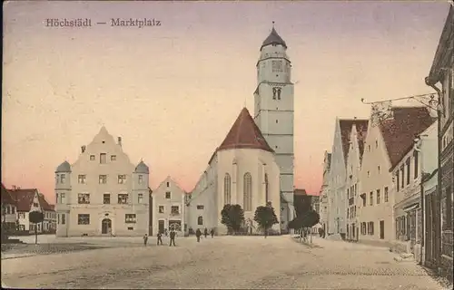 Hoechstaedt Donau Marktplatz 