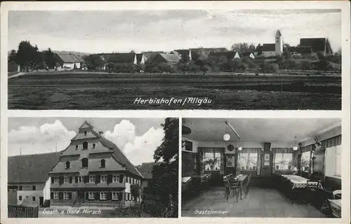 Herbishofen Memmingen Gasthaus Zum Goldenen Hirsch 