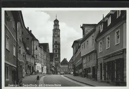 Lauingen Donau Imhofstrasse Schimmelturm