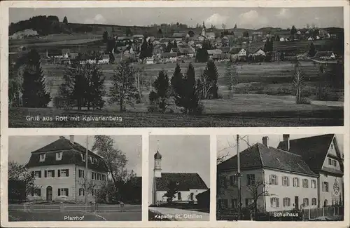 Rott Lech Pfarrhof Kapelle St Ottilien Schulhaus Kalvarienberg