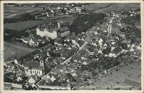 Ellingen Bayern Fliegeraufnahme 