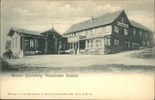 Inselsberg Schmalkalden Preussischer Gasthof 