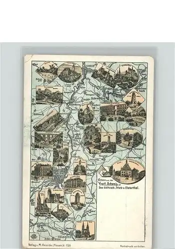 Elsterberg Vogtland Umgebungskarte