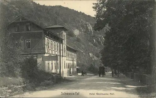 Schwarzatal Hotel Waidmanns Heil Kutsche 