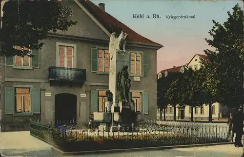 Kehl Rhein Krieger Denkmal Goldfenster