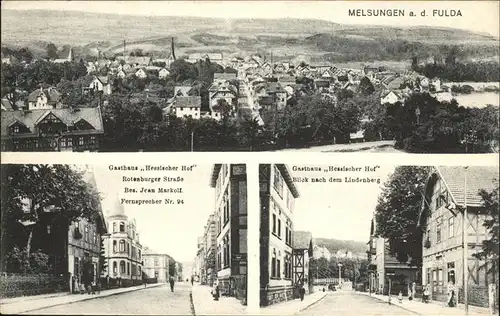 Melsungen Fulda Gasthaus Hessischer Hof Lindenberg Rotenburger Strasse  / Melsungen /Schwalm-Eder-Kreis LKR