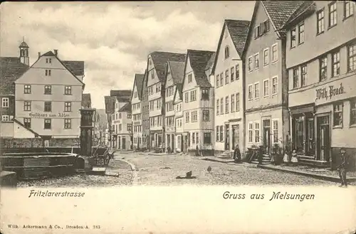 Melsungen Fulda Fritzlarerstrasse Gasthaus zum Adler / Melsungen /Schwalm-Eder-Kreis LKR