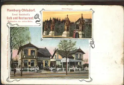 Ohlsdorf Hamburg Cafe Restaurant Ernst Bockholt