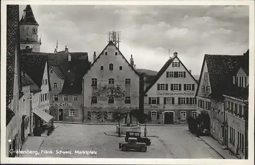 Graefenberg Oberfranken Marktplatz Gasthof zum roten Ochsen