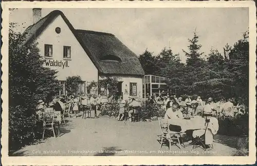 Westerland Cafe Waldidyll