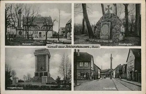 Ichtershausen Rathaus Krieger Denkmal Hauptstrasse Preussengrab 