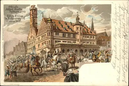 Rothenburg Kyffhaeuser Tilly `s Einzug anno 1631