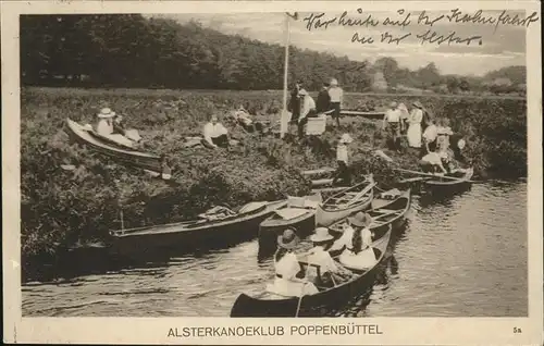 Poppenbuettel Alsterkanoerclub Kat. Hamburg