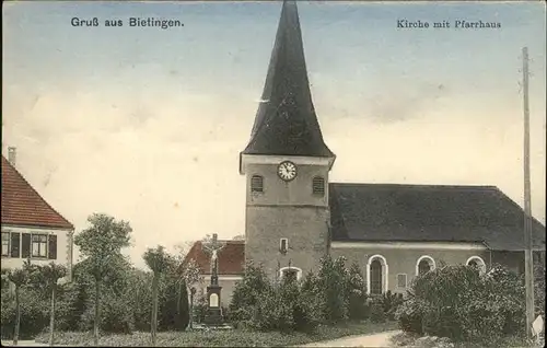 Bietingen Gottmadingen Kirche
Pfarrhaus Kat. Gottmadingen