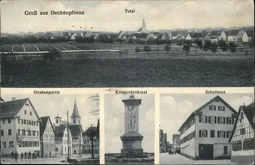 Deckenpfronn Kriegerdenkmal
Schulhaus Kat. Deckenpfronn