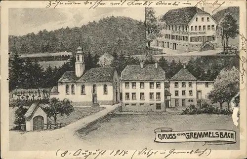 Gremmelsbach Totalansicht
Kirche
Friedhof Kat. Triberg im Schwarzwald