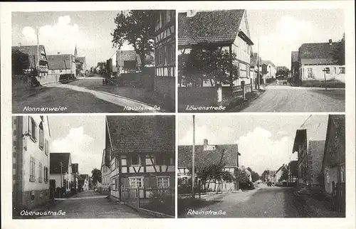 Nonnenweier Loewenstrasse
Oberaustrasse Kat. Schwanau