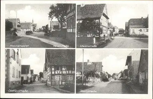 Nonnenweier Loewenstrasse Kat. Schwanau