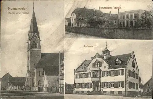 Nonnenweier Kirche
Schwestern-Anstalt Kat. Schwanau
